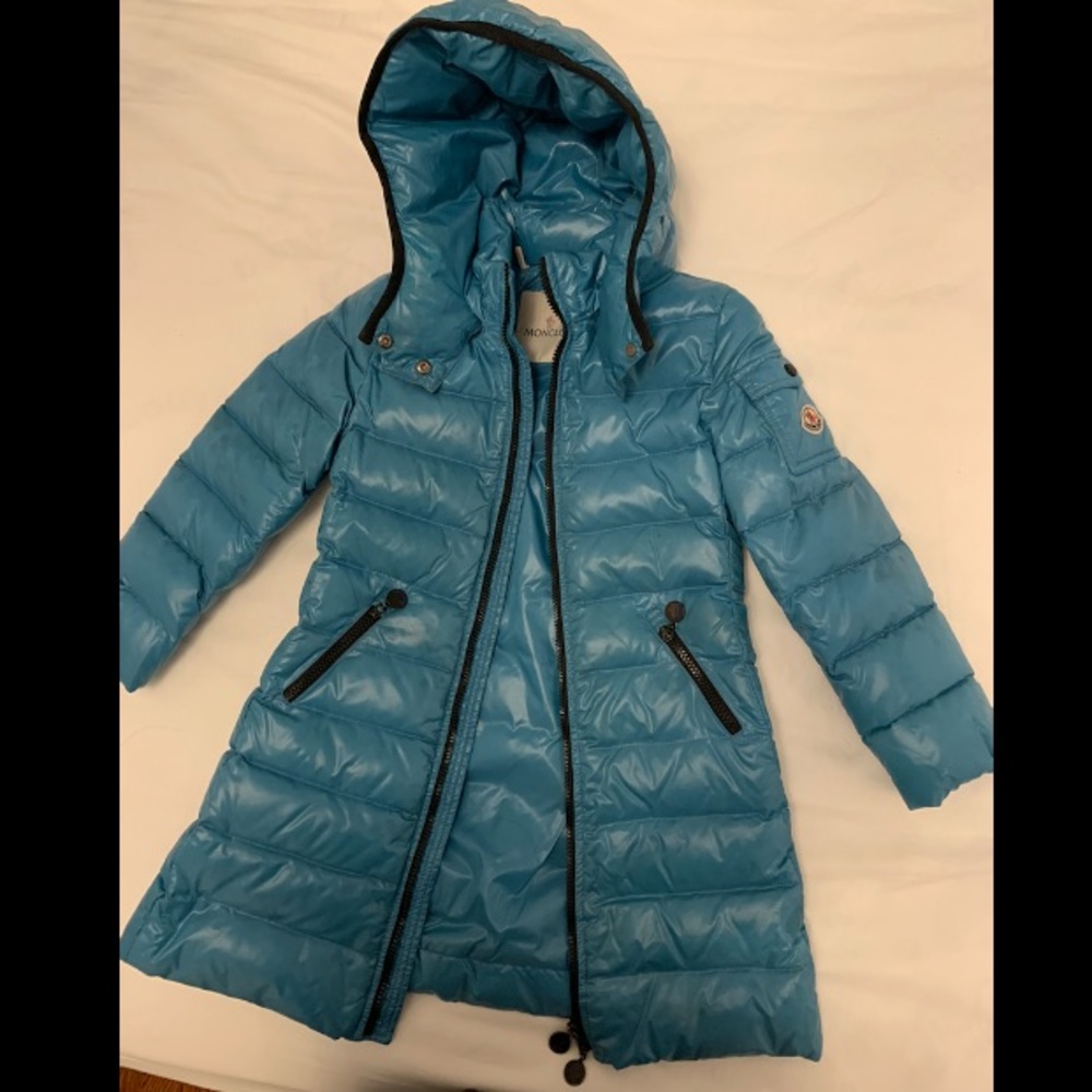 Used Authentic kids Moncler Moka down coat size 6